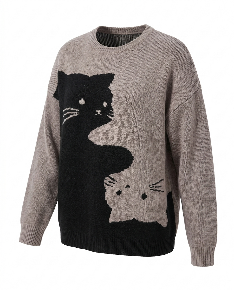 Soot & Oat Cat Sweater