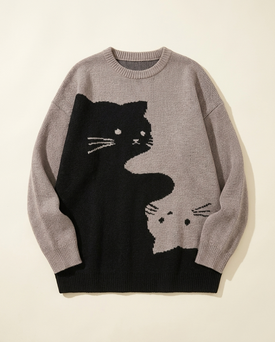 Soot & Oat Cat Sweater